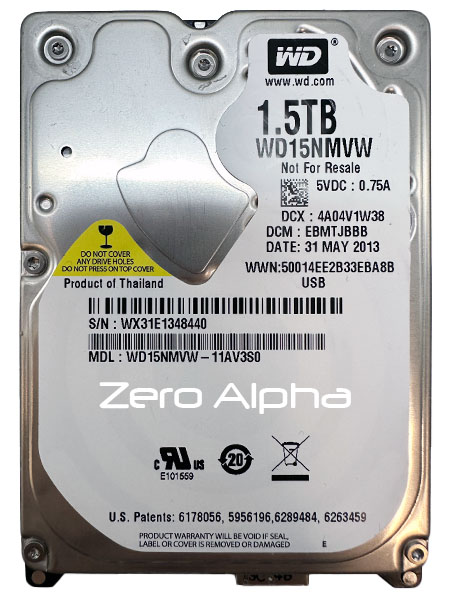 western digital wd15nmvw data recovery