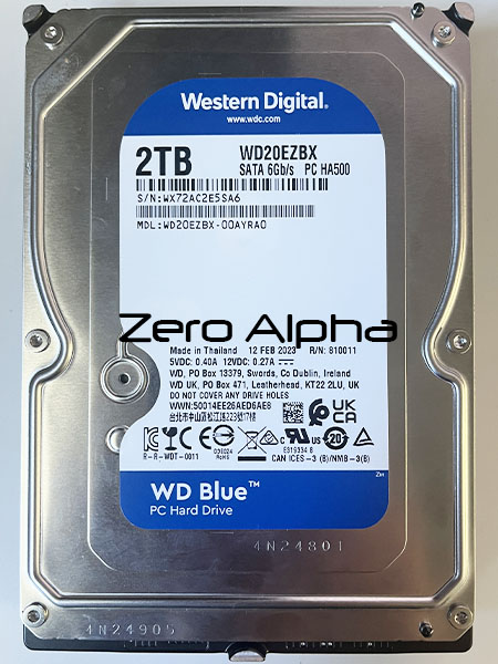 Western Digital WD20EZBX data recovery