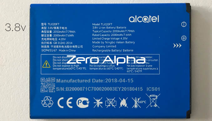 Alcatel U5 4047A battery