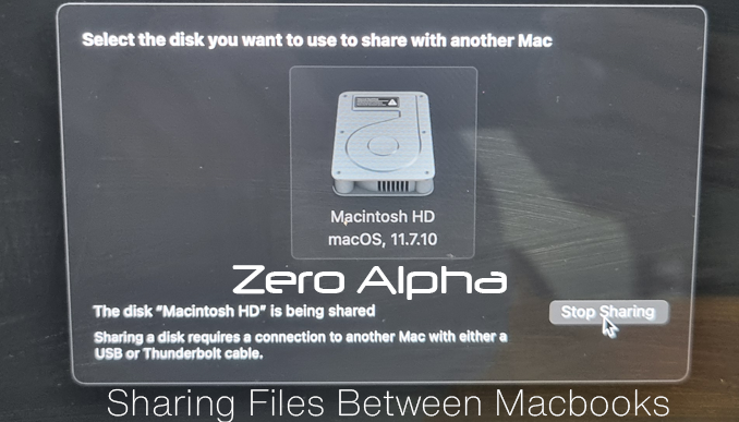 File sharing between macbook Data Recovery