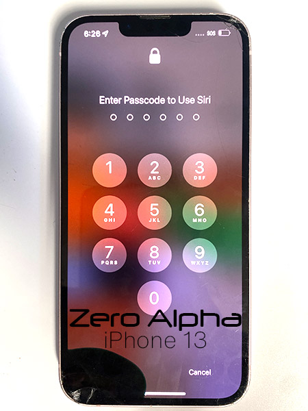 iPhone 13 touch stopped working, can't enter pincode to unlock