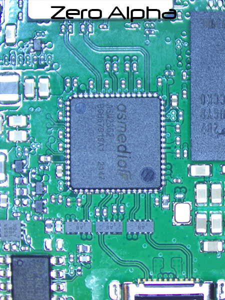 asmedia asm2362 pcb display samsung t7 shield