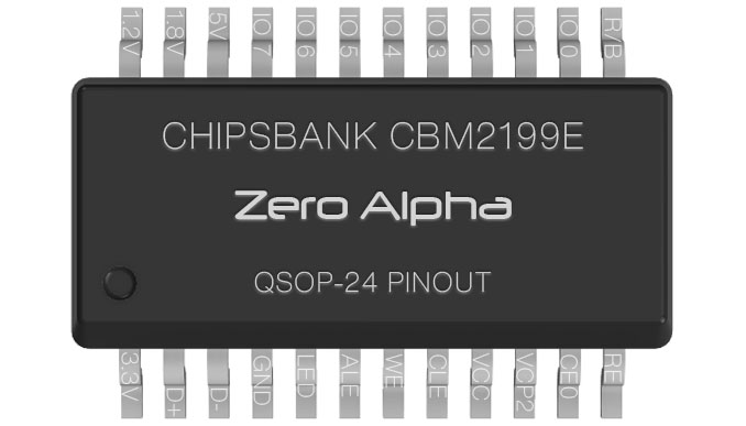 chipsbank cbm2199e pinout schematic diagram qsop 24