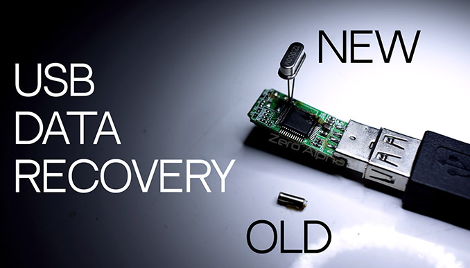 usb drive crystal oscillator 12mhz repair data recovery