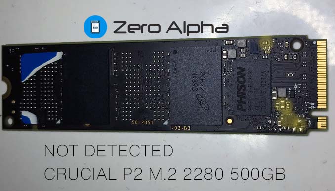 crucial P2 M.2 2280 500gb SSD Data Recovery
