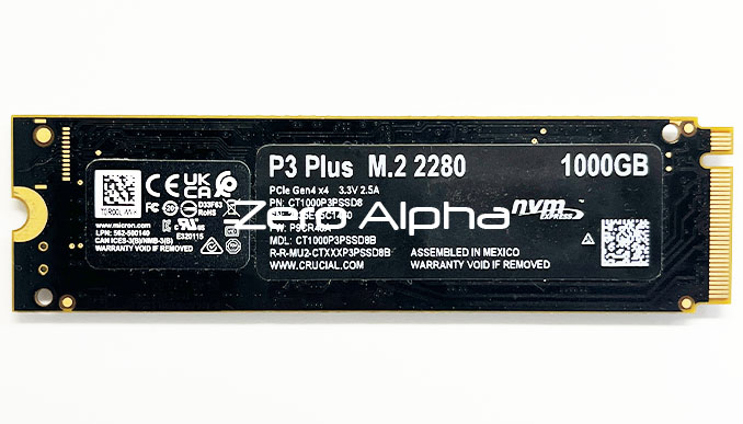 Crucial P3 Plus M2 2280 PCIe CT1000P3 SSD8 1000GB Data Recovery