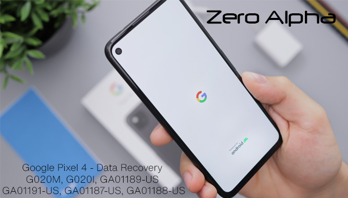 Google Pixel 4 - Data Recovery G020M, G020I, GA01189-US, GA01191-US, GA01187-US, GA01188-US