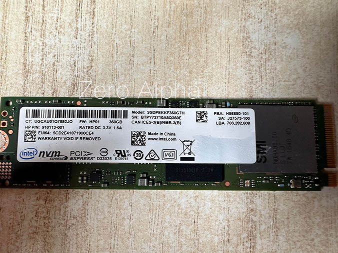 intel pro 6000p ssd m2 data recovery