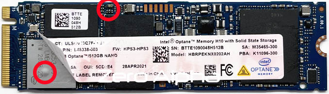 intel optane h10 HBRPEKNX0202AH blown cpu ssd data recovery