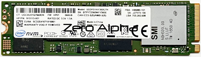 Intel SSD SSDPEKKF360G7H 6000p 360GB Data Recovery