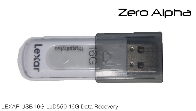 LEXAR USB 16GB LJD550-16G DATA RECOVERY - USB Connector Damaged