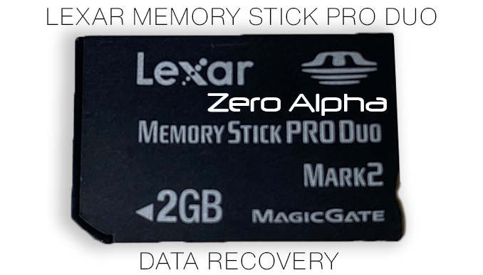 lexar memory pro duo data recovery zero alpha