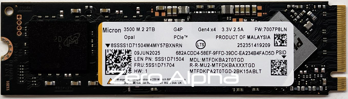 Micron 3500 data recovery