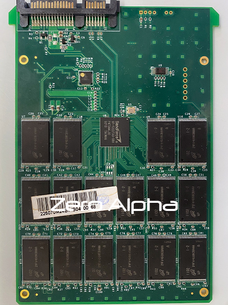 ocz pcb-0051-x04 08-2010 data recovery sandforce sf-1222ta3-sbh top