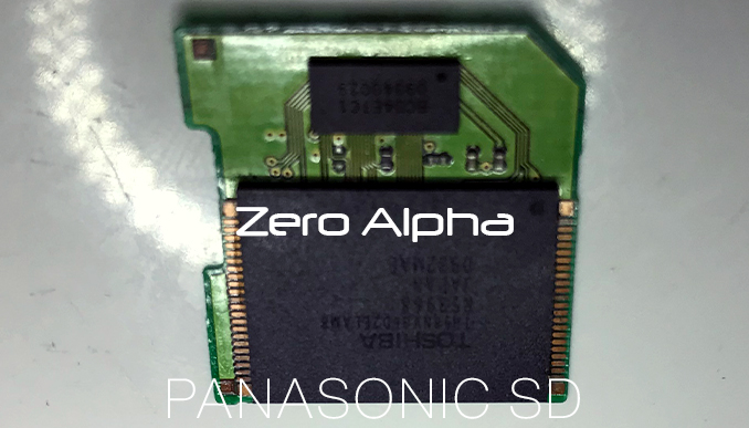panasonic with BCD4ETC1 controller and th58nvg6d2elam8 nand sd data recovery