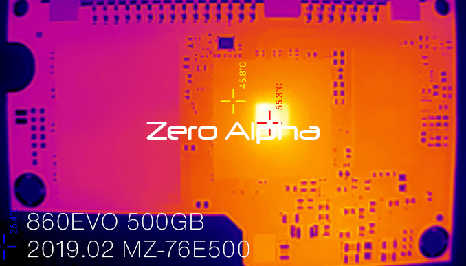 samsung 860 evo 500gb 2019 mz 76e500 thermal camera