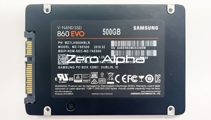 samsung 860 evo 500gb mz 76e500 2019 data recovery