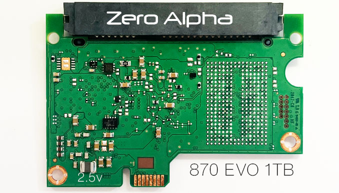 Samsung 870 Evo 1TB PCB Voltage Schematic