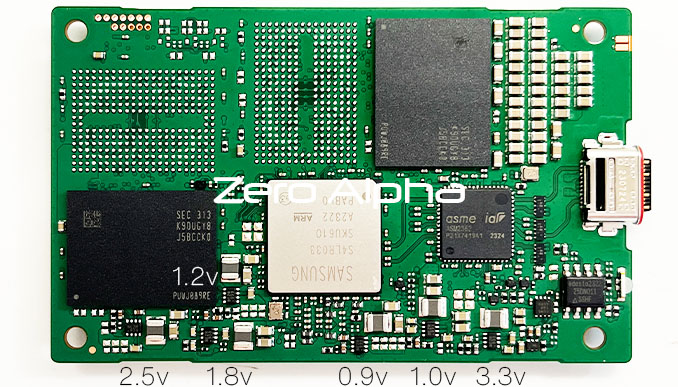 samsung t7 shield 1tb pcb voltages schematic