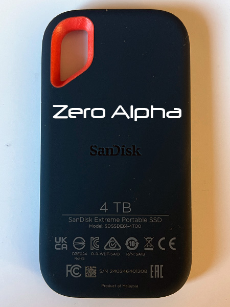 SanDisk 4TB Extreme Portable SSD SDSSDE61 4T00 Data Recovery