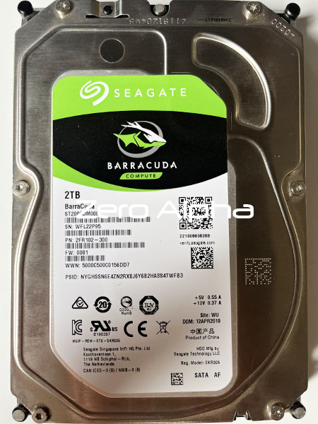 Seagate Barracuda Compute ST2000DM008 2FR102 300 Data Recovery