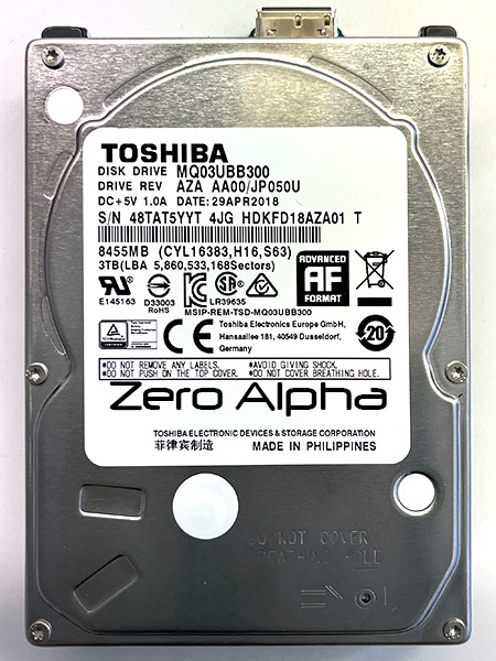 toshiba MQ03UBB300 hard drive data recovery