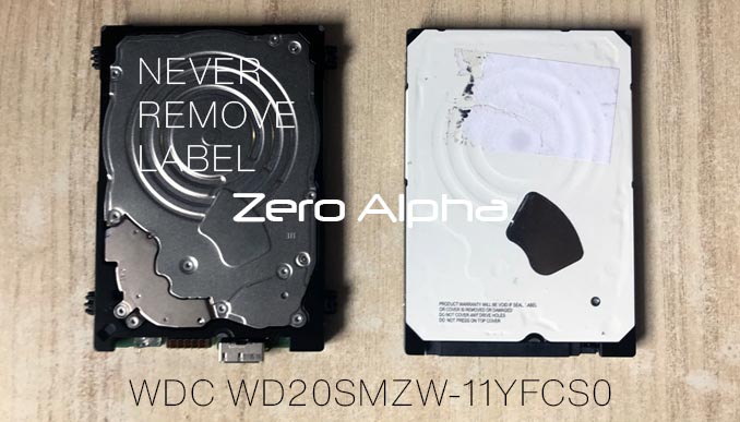 WD20SMZW-11YFCS0 data recovery where user removed label