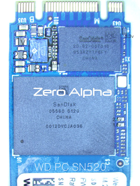 western digital pc sn520 electronics testing