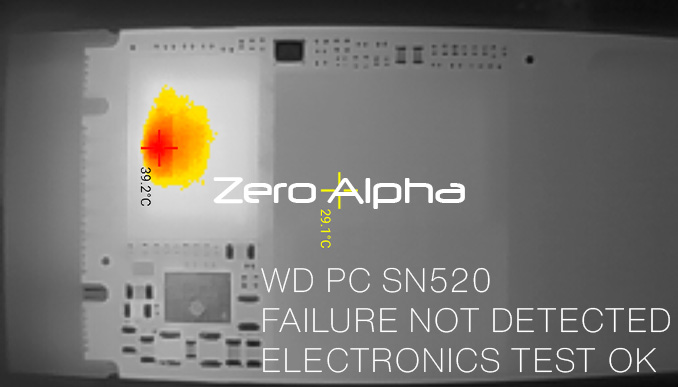 western digital pc sn520 failure thermal camera