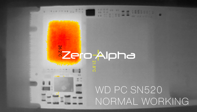 western digital pc sn520 normal working thermal camera working ok for data recovery research
