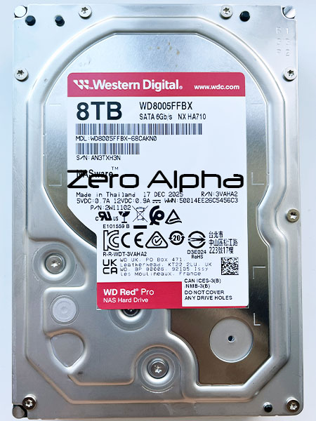 Western Digital WD8005FFBX data recovery