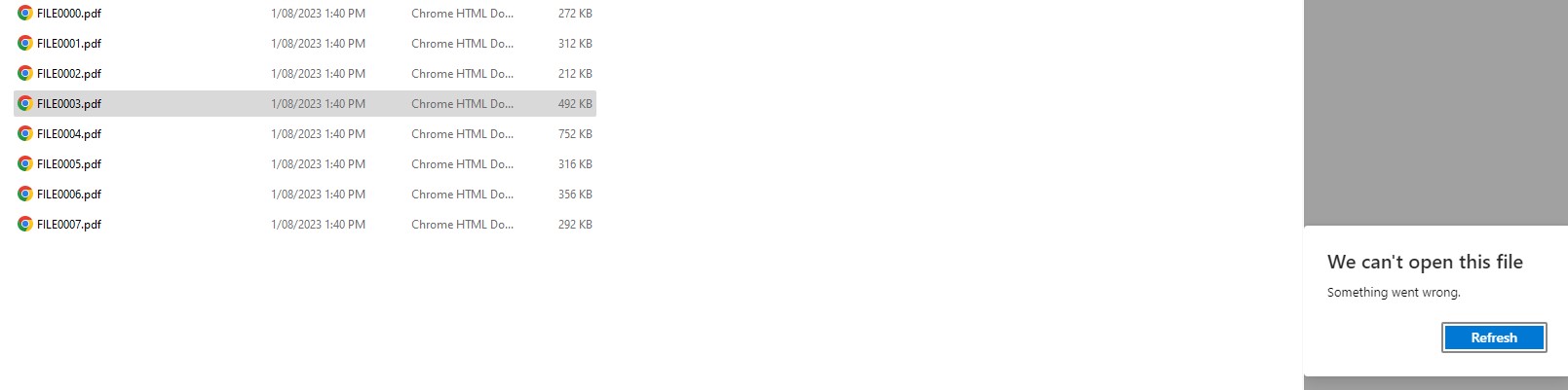 files cannot be opened folder corruption zero alpha data recovery