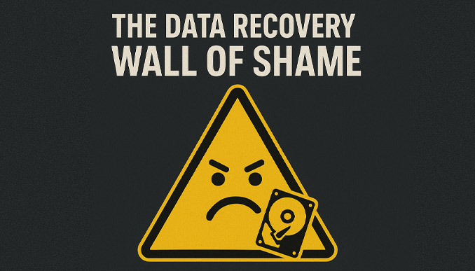the data recovery wall of shame